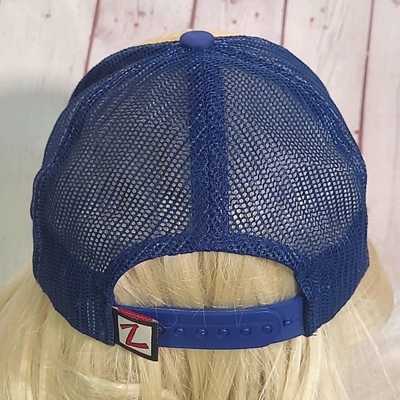 Y2K Twill Straw UK University of Kentucky Wildcats Mesh Trucker Snapback Hat - Picture 7 of 16